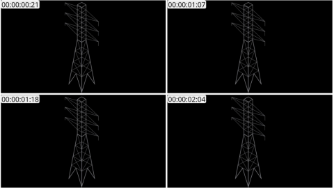 AE模板 电缆塔 Lopo   Isometric Explainer Kit Icons Buildings 00048 Pylon
