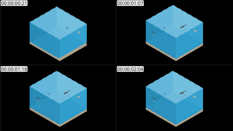 AE模板 海 Lopo   Isometric Explainer Kit Icons Buildings 00053 Sea 2