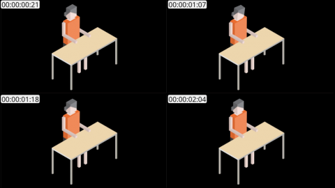 AE模板 职场女性白领等距角色 Lopo   Isometric Explainer Kit Character 57
