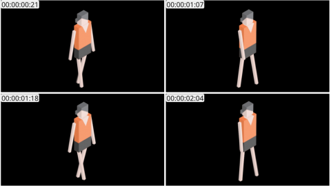 AE模板 职场女性白领等距角色 Lopo   Isometric Explainer Kit Character 62