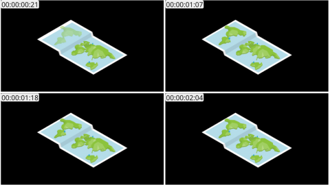 AE模板 地图等距图标 Lopo   Isometric Explainer Kit Icons 00067 Map 1