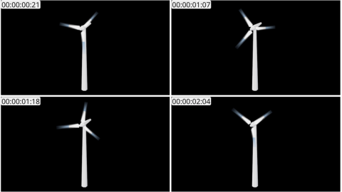 AE模板 风力发电机 Lopo   Isometric Explainer Kit Icons Buildings 00081 Turbine
