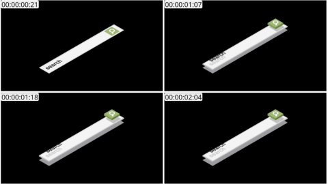 AE模板 搜索框等距图标 Lopo   Isometric Explainer Kit Icons 00083 Search