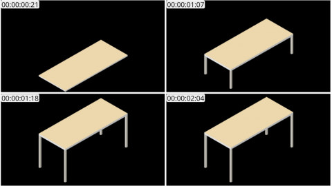 AE模板 桌子等距图标 Lopo   Isometric Explainer Kit Icons 00091 Table 1