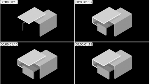 AE模板 桌子等距图标 Lopo   Isometric Explainer Kit Icons 00094 Table