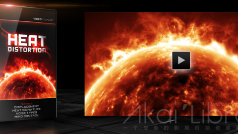 AE插件：热浪变形紊乱插件 VideoCopilot Heat Distortion v1.0.31  Win/Mac