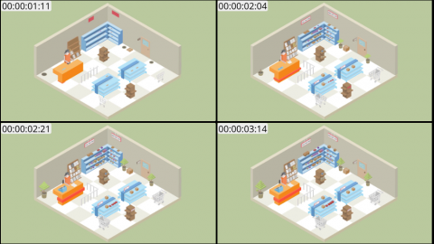 AE模板 商店 内部等距场景 Lopo   Isometric Explainer Kit Scenes 12   Shop    Inside