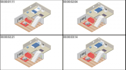 AE模板 家 室内等距场景 Lopo   Isometric Explainer Kit Scenes 14   Home   Inside