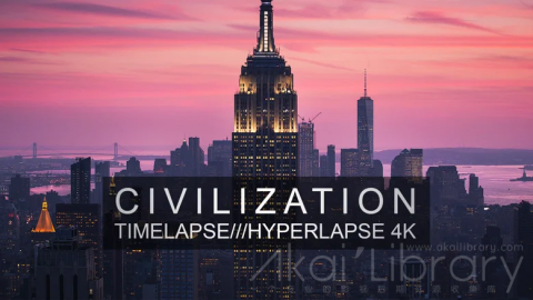 视频素材 4K街道高楼车流海边城市延时宣传片 Civilization   Cityscape Timelapse Hyperlapse 4K