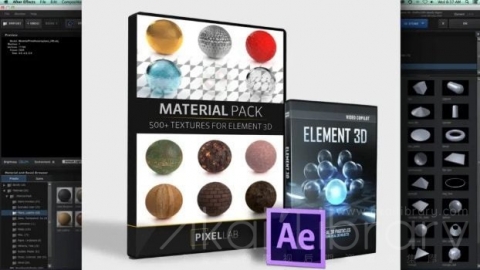 E3D材质：500组材质包WIN MAC+使用教程