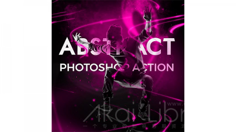 PS动作-抽象Abstract Photoshop Action