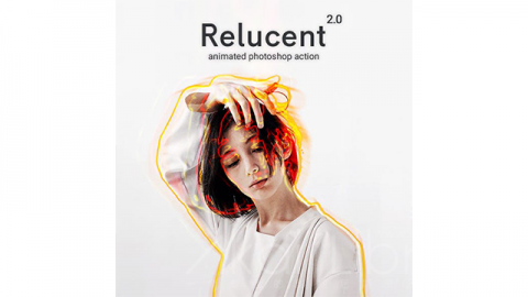PS动作-动画效果Animated Relucent 2.0 – Photoshop Action