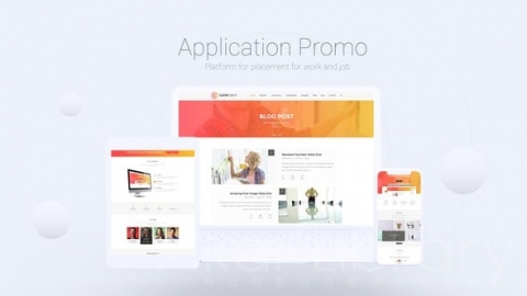 AE模板 应用程序演示 App Presentation