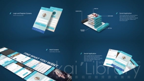 AE模板 应用程序演示模型工具包 App Presentation Mockup Kit