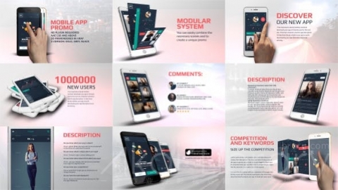 AE模板 应用程序升级包 App Promo Kit