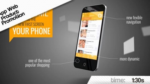 AE模板 应用程序Web产品促销 App Web Product Promotion