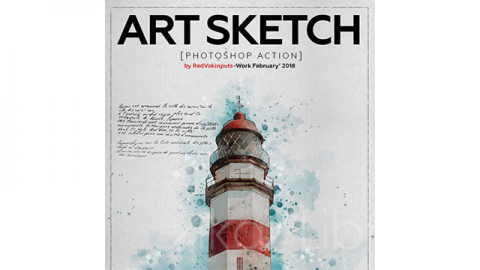 PS动作-艺术素描Art Sketch Photoshop Action 2