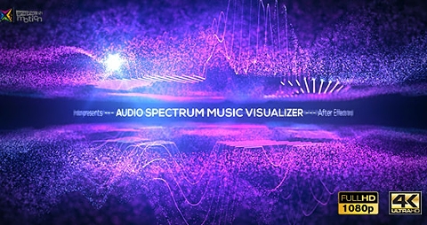 AE模板 音频频谱音乐可视化工具 Audio Spectrum Music Visualizer