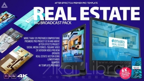 AE模板 房地产画廊2.3.3版 Real Estate Gallery v2 3 3
