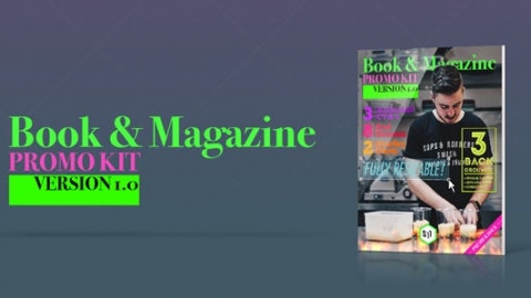 AE模板 书刊宣传套装 Book and Magazine Promo Kit