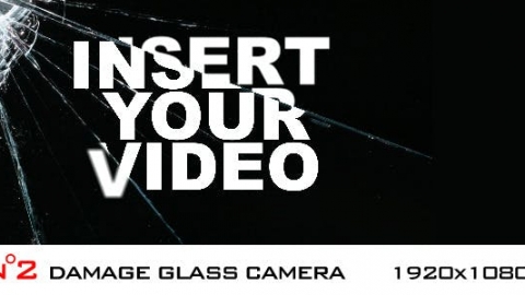 AE模板 损坏玻璃摄像机 2个元件 Damage Glass Camera   2 elements