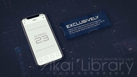 AE模板 IOS数字应用推广 Digital App Promo   iOS