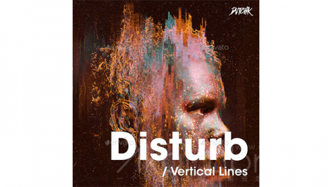 PSD模板-干扰-强烈失真Disturb – Intense Distortion Effect Photo Template