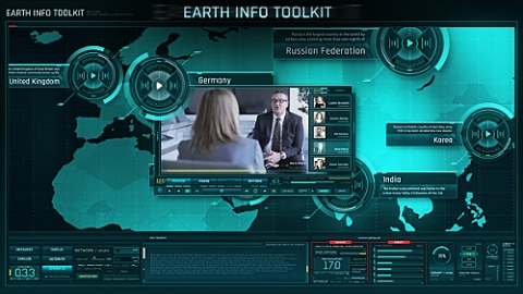 AE模板 地球信息工具包 Earth Info Toolkit