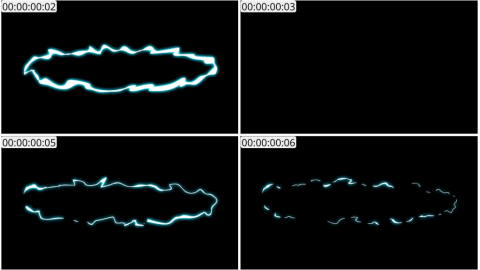 AE模板 手绘闪电能量卡通元素 Flash FX Electric Elements And Titles | After Effects 01