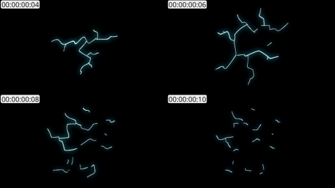 AE模板 手绘闪电能量元素 Hand Drawn Electric Elements Pack | After Effects 01