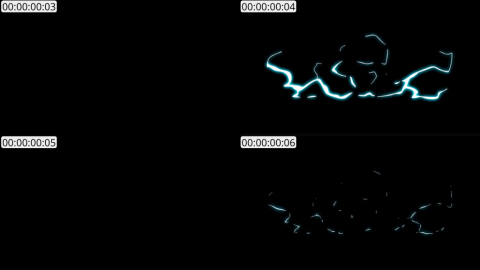 AE模板 手绘闪电能量卡通元素 Flash FX Electric Elements And Titles | After Effects 06