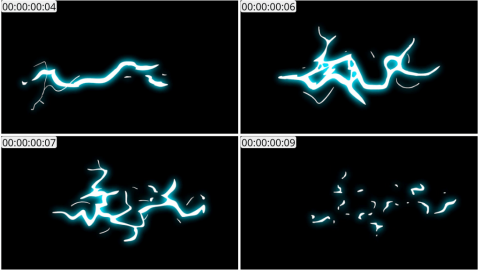 AE模板 手绘闪电能量元素 Hand Drawn Electric Elements Pack | After Effects 08