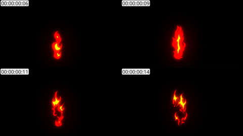 AE模板 手绘火焰元素 Flash FX Flame Elements | After Effects 01