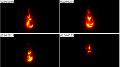 AE模板 手绘火焰元素 Hand Drawn FIRE Elements | After Effects 03