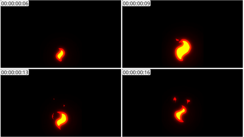 AE模板 卡通手绘火元素 Cartoon Fire Elements | After Effects 05