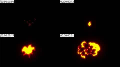 AE模板 手绘火焰元素 Flash FX Flame Elements | After Effects 06