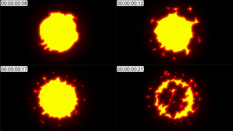AE模板 手绘火焰元素 Hand Drawn Fire Elements Pack | After Effects 06