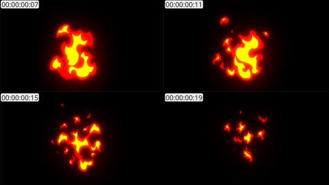 AE模板 手绘火焰元素 Hand Drawn FIRE Elements | After Effects 09