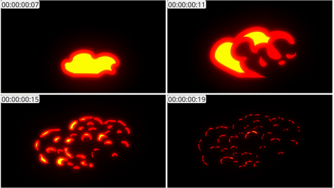AE模板 手绘火焰元素 Flash FX Flame Elements | After Effects 10