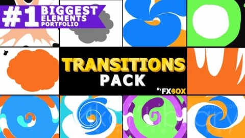 AE模板 有趣的过渡 Funny Transitions  After Effects