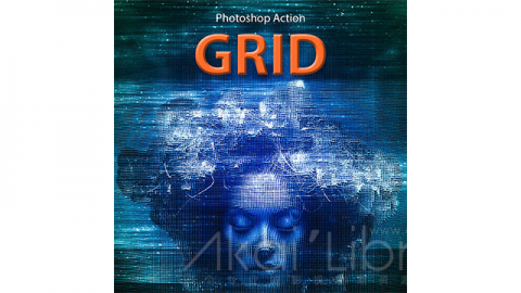 PS动作-网格Grid