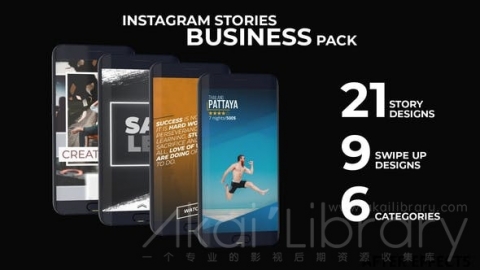 AE模板 Instagram 故事商务包 Instagram Stories Business Pack