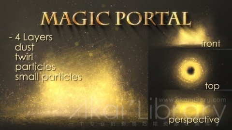 AE模板 魔法门 Magic Portal