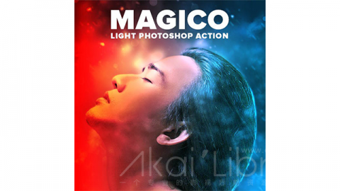 PS动作 魔法光Magico Light Photoshop Action