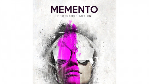 PS动作-素描艺术Memento – Photoshop Action