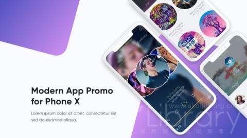 AE模板 现代应用程序促销 Modern App Promo