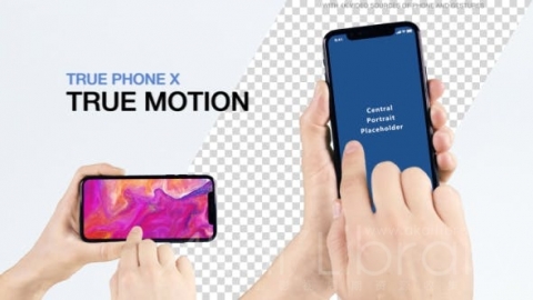 AE模板 Phone X应用程序促销 Phone X App Promo
