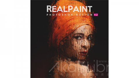 PS动作-真实绘画Real Paint V.2 – Photoshop Action