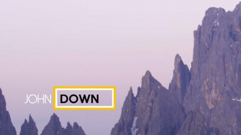 AE模板 时尚标题 Simple Lower Third