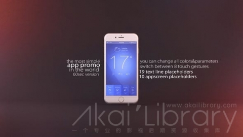 AE模板 简单移动应用程序促销 Simple Mobile App Promo